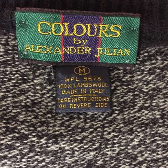 Vintage Colours By Alexander Julian Sweater - Picture 5 of 5